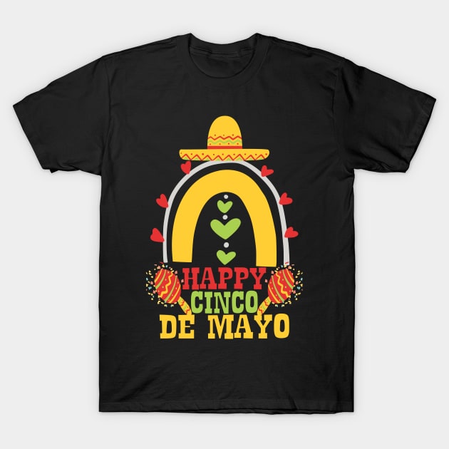 happy cinco de mayo cool mexico festival T-Shirt by Just Be Cool Today